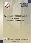 282/2020 Wykonywanie robót budowlanych w okresie obniżonej temperatury ebook PDF