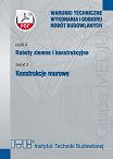 A3/2023 Część A: Roboty ziemne i konstrukcyjne, zeszyt 3: Konstrukcje murowe ebook PDF