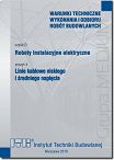 D4/2018 Część D: Roboty instalacyjne elektryczne, zeszyt 4: Linie kablowe niskiego i średniego napięcia