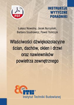 448/2025 Właściwości dźwiękoizolacyjne ścian, dachów, okien i drzwi oraz nawiewników powietrza zewnętrznego ebook PDF