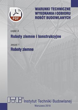 A1/2018 Część A: Roboty ziemne i konstrukcyjne, zeszyt 1: Roboty ziemne ebook PDF